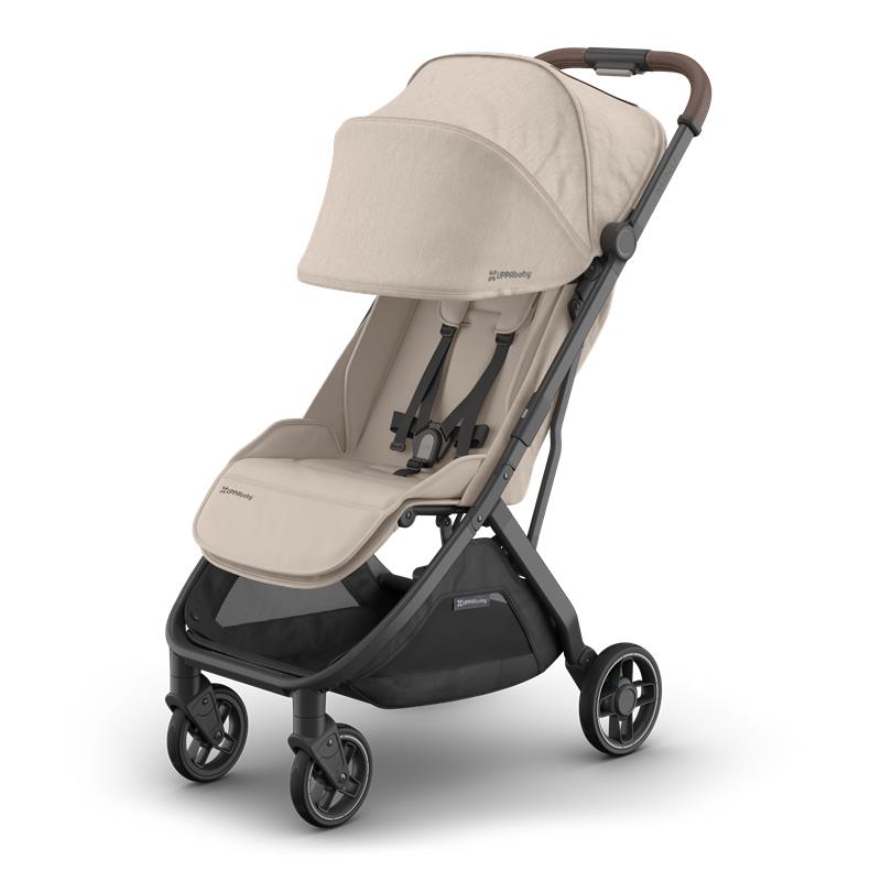 Uppababy Minu V3 Stroller Ada, Sandstone Melange | Chestnut Leather Image 3