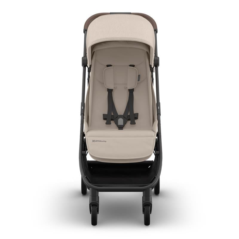 Uppababy Minu V3 Stroller Ada, Sandstone Melange | Chestnut Leather Image 7