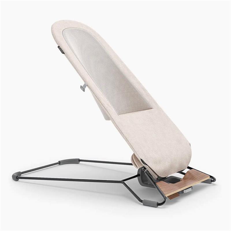 Uppababy - Mira 2-In-1 Bouncer And Seat, Charlie - Sand Mélange | Silver Frame | Birch Wood Image 3