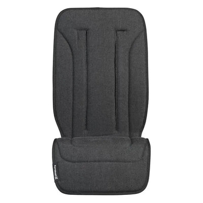 Reversible seat liner for Uppababy baby strollers in Reed color, featuring a soft denim and cozy knit texture.