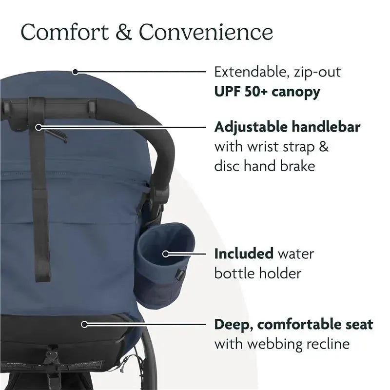 Uppababy - Ridge Jogging Stroller, Theo (Dark Taupe/Carbon Frame) Image 2