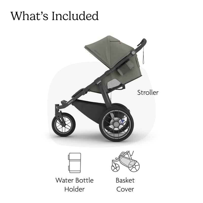 uppababy ridge jogging stroller Ridge V2 Stroller Evelyn (Meadow Green)