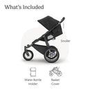 UPPAbaby Ridge V2 Jogging Stroller, James (Black/Carbon Frame) Image 8
