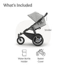 UPPAbaby Ridge V2 Jogging Stroller, Savannah (Pearl Grey | Carbon Frame) Image 8