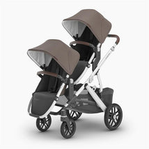 Uppababy - Rumble Seat V2+ Theo - Dark Taupe | Silver Frame | Chestnut Leather Image 2