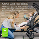 UPPAbaby - RumbleSeat V2+ Alice - Dusty Pink | Silver Frame | Saddle Leather Image 3