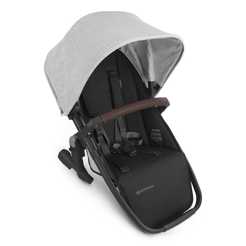 UPPAbaby - Rumbleseat V2, Anthony (White & Grey Chenille/Carbon/Chestnut Leather) Image 1
