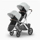 Uppababy - RumbleSeat V2+ Stella - Grey Brushed Mélange | Silver Frame | Chestnut Leather Image 2