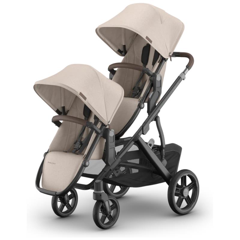 Uppababy Rumbleseat V3 Ada, Sandstone Melange | Chestnut Leather Image 2