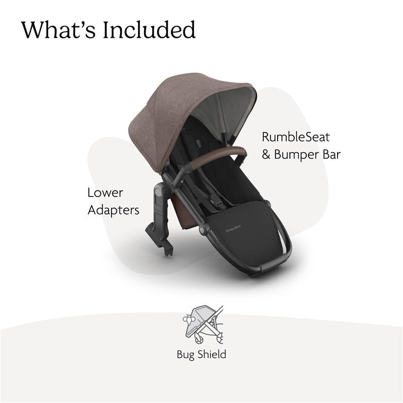 uppababy toddler seat weight UPPAbaby Vista V3 RumbleSeat Owen (Mocha Mélange | Carbon Frame