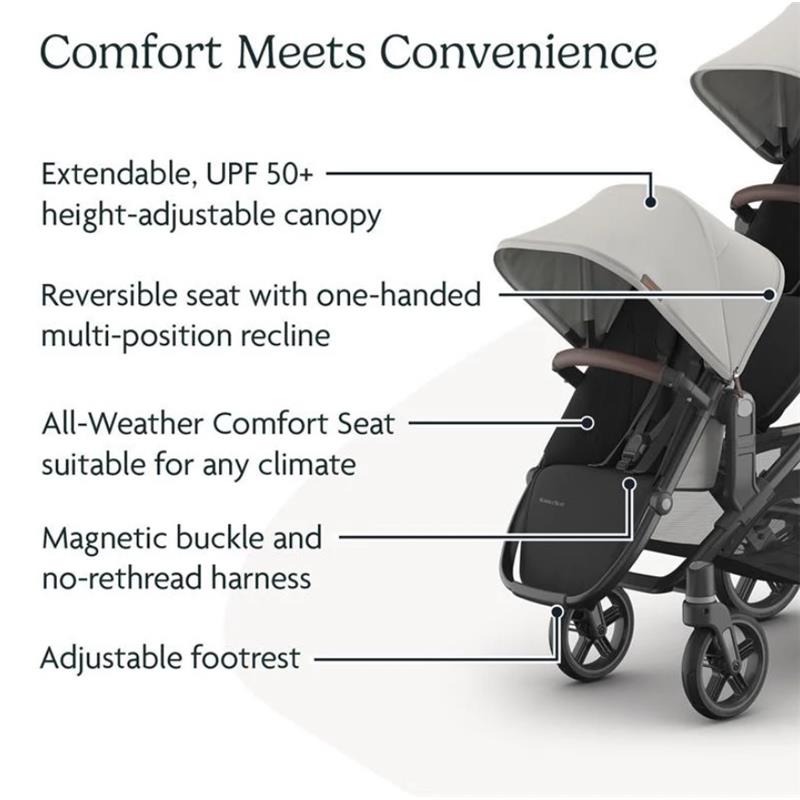 Uppababy - Savannah Vista V3 Stroller | Savannah Rumbleseat