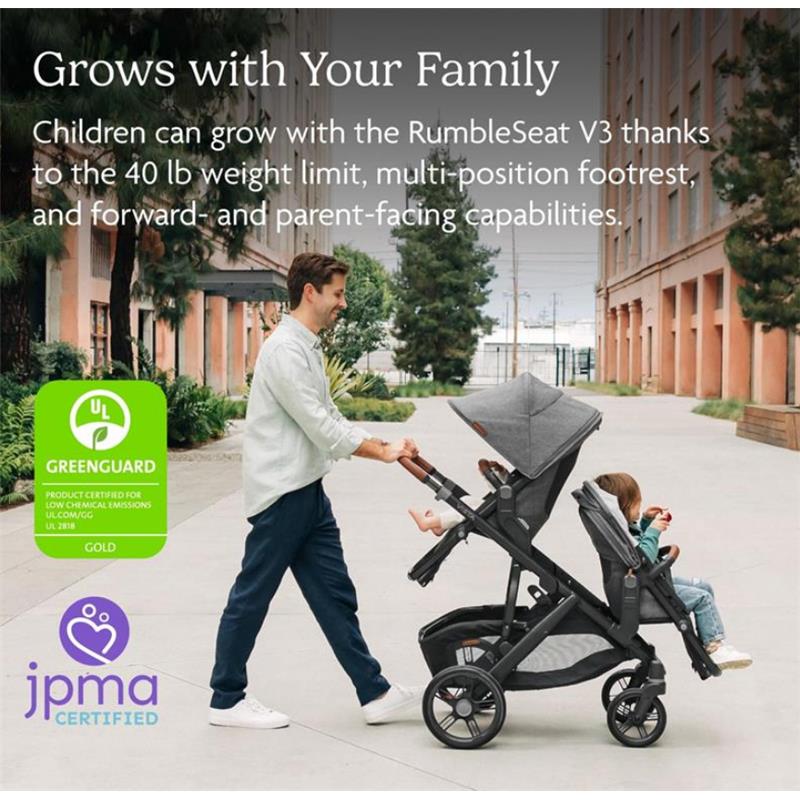 uppababy stroller vista weight Uppababy - Savannah Vista V3 Stroller | Savannah Rumbleseat | Upper Adapters