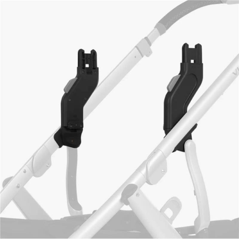 Uppababy Stroller Vista V2 Double Bundle + Upper Adapters + Rumbleseat V2 - Greyson Image 4