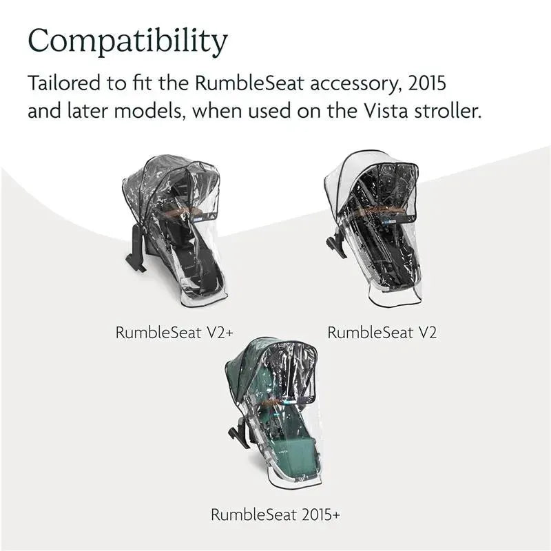 uppababy vista seat rain cover UPPAbaby RumbleSeat Rain Shield