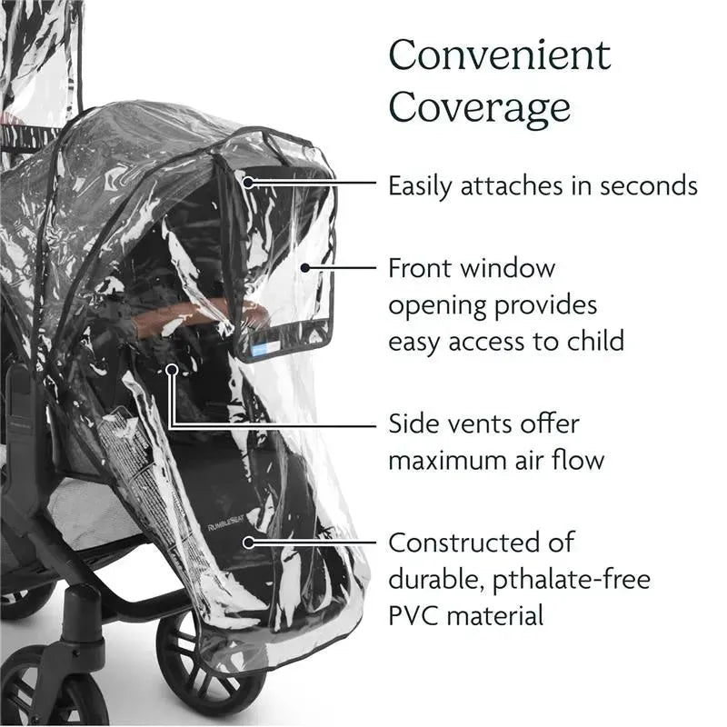 Uppababy - Vista Rain Shield For Rumbleseat And Rumbleseat V2 Image 3