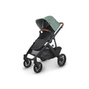 Uppababy Vista Stroller V2, Gwen (Green Melange/Carbon/Saddle Leather) Image 3