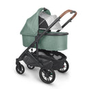 Uppababy Vista Stroller V2, Gwen (Green Melange/Carbon/Saddle Leather) Image 9