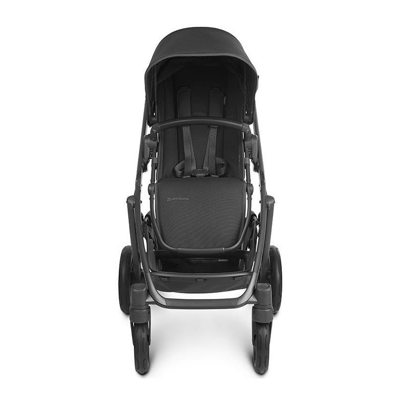 Uppababy Vista Stroller V2 , Jake (Black/Carbon/Black Leather) Image 6