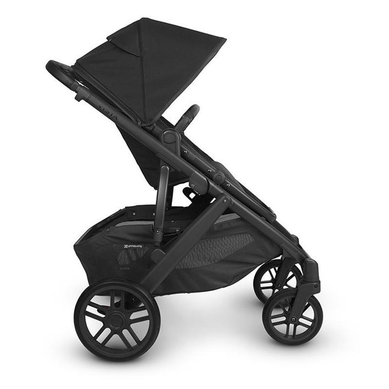 Uppababy Vista Stroller V2 , Jake (Black/Carbon/Black Leather) Image 8