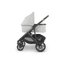 Uppababy - Vista V2 Stroller, Anthony (White And Grey Chenille/Carbon/Chestnut Leather) Image 4