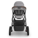 UPPAbaby Vista V3 Single-to-Double Stroller, Beau (Grey Chenille/Graphite Frame/Chestnut Leather) Image 8