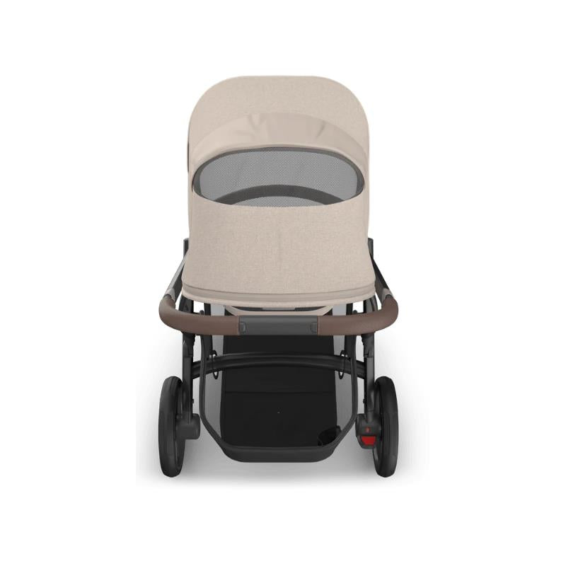 Uppababy Vista V3 Stroller, Ada Sandstone Melange | Chestnut Leather Image 4