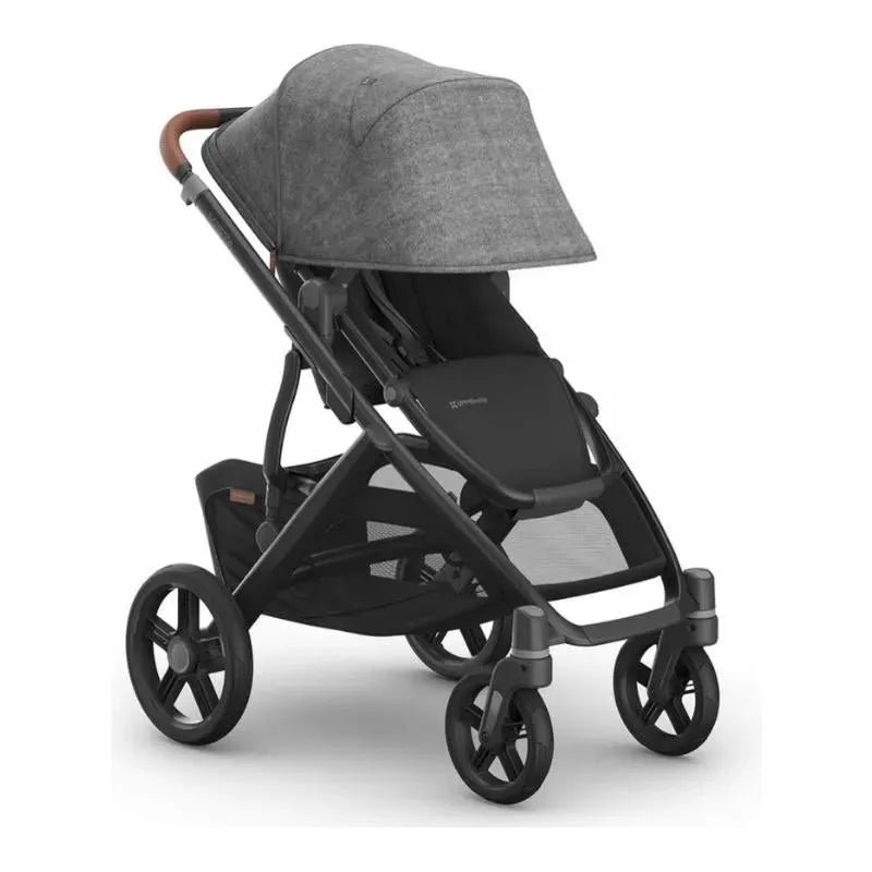 uppababy vista v2 grey melange UPPAbaby Vista V3 Stroller Greyson (Charcoal Mélange)