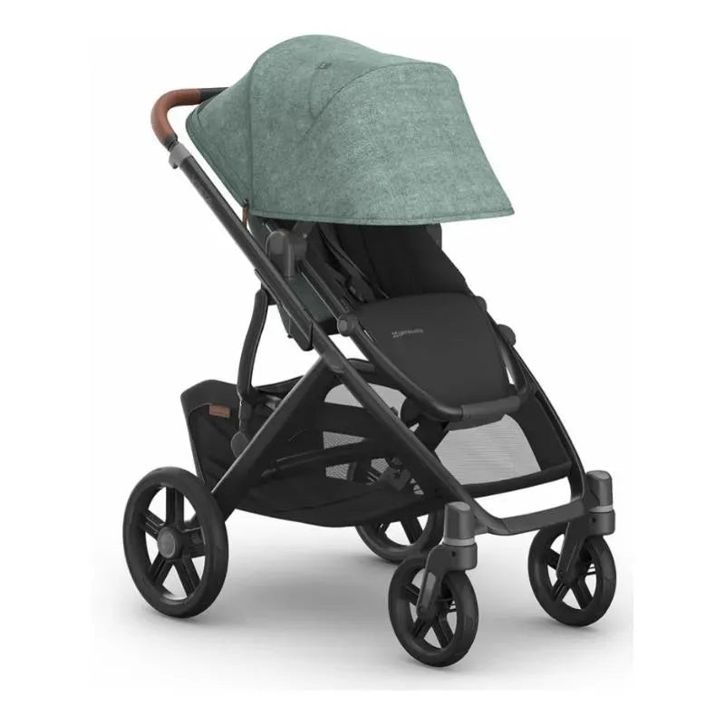 uppababy olive green Uppababy - Vista V3 Stroller, Gwen (Green Mélange/Carbon Frame/Saddle Leather)