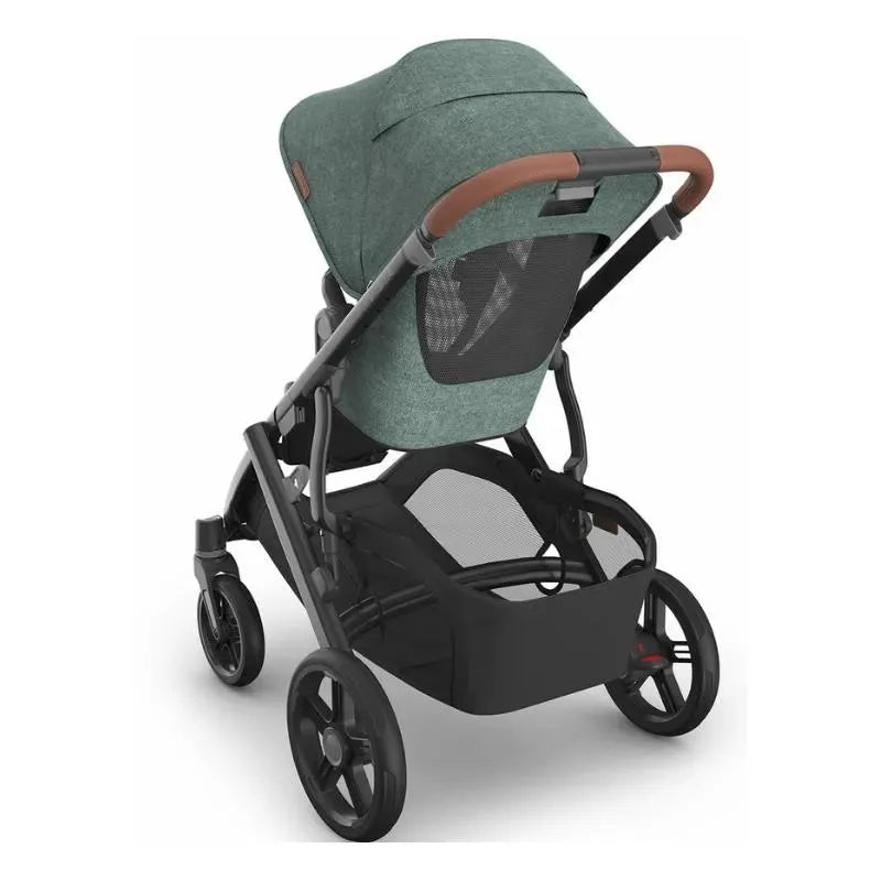 uppababy vista hunter green Uppababy - Vista V3 Stroller, Gwen (Green Mélange/Carbon Frame/Saddle Leather)