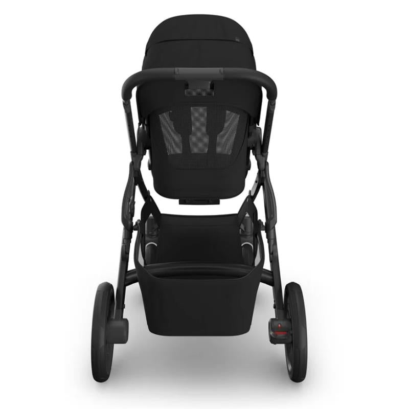 Uppababy Vista V3 Stroller, James (Black/Carbon Frame/Black Leather) Image 5