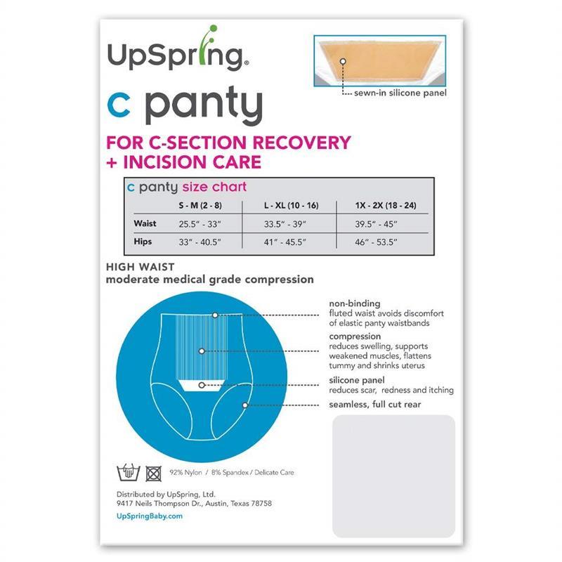 Upspring C-Panty Starter-Pack (L) Nude (Classic & High Waist)