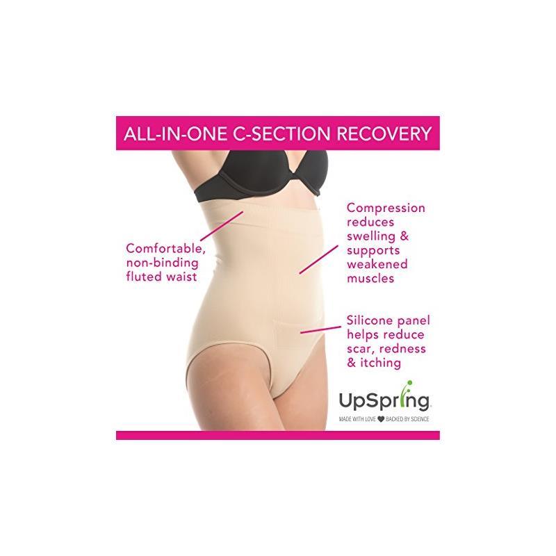 UpSpringBaby C-Panty High Waist C-Section Recovery & Slimming Panty, Nude Image 5