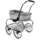 Valco Baby - Classic Bassinet Doll Stroller, Grey/White Image 4