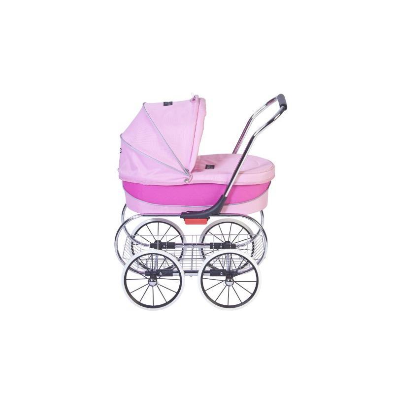 Valco - Classic Bassinet Doll Stroller, Pink Image 4