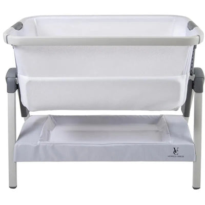 Venice Child - California Dreaming Bedside Crib Bassinet With Travel Case, White Image 1