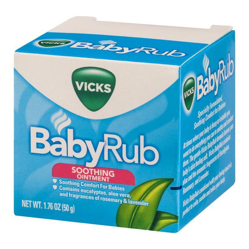 Vicks BabyRub Soothing Ointment, 1.76 OZ Image 2