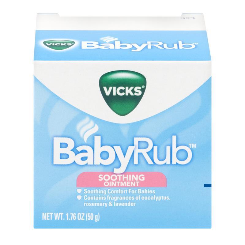 Vicks BabyRub Soothing Ointment, 1.76 OZ Image 1