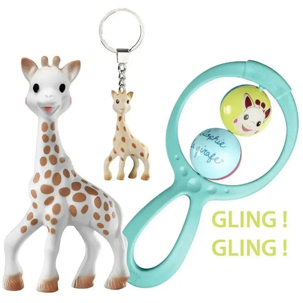 Grande Sophie La Girafe Vulli 21 Cm - Jouet Bébé Caoutchouc Naturel Dès 3 Mois