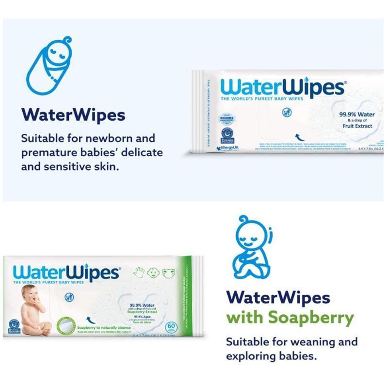 Water Wipes Baby Unscented, 4pks(240 Wipes) Image 8
