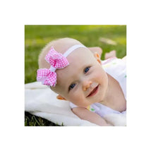 Wee Ones - 2Pk Add-A-Bow Elastic Girls Baby Bands, Light Pink Image 2