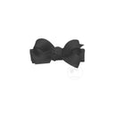 Wee Ones Baby Classic Grosgrain Hair Bow (Knot Wrap), 2 X 1.5 (3/8 Ribbon), Black Image 1