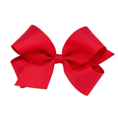 Wee Ones - Baby Girls' Medium Grosgrain Hair Bow Red Image 1