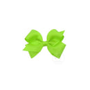 Wee Ones Basic Grosgrain Bow - Apple Green Image 1