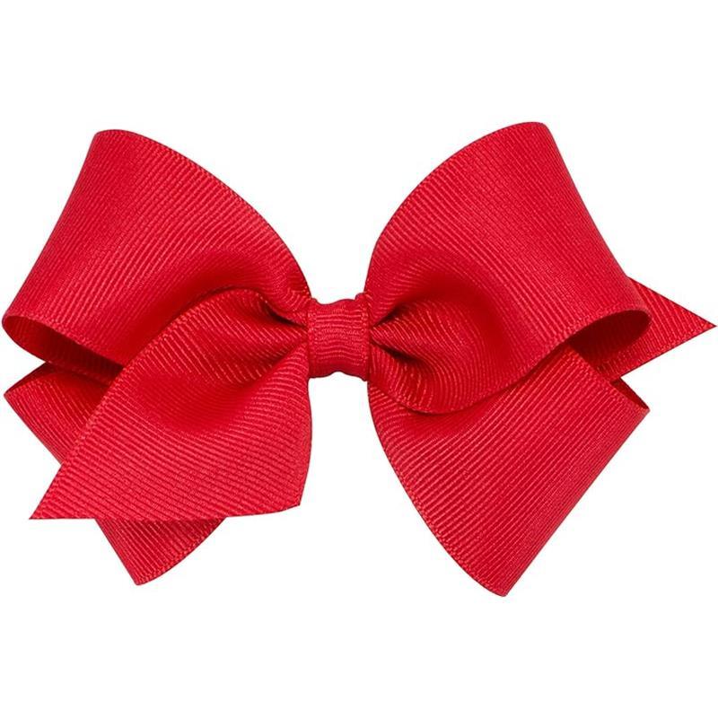 Wee Ones - Basic Small Grosgrain Bow, Red Image 1