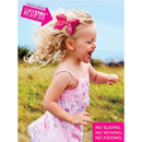 Wee Ones - Classic Grosgrain Hair Bow with Scalloped Edges, Medium, Red Image 3