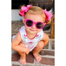 Wee Ones - Medium Grosgrain Hair Bow on a WeeStay Clip, Hot Pink Image 2