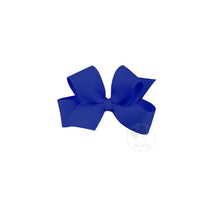 Wee Ones Mini Classic Grosgrain Hair Bow, Size 3.25 X 2 (7/8 Ribbon), Royal Blue Image 1