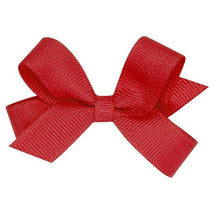Wee Ones - Tiny Classic Grosgrain Hair Bow, Red Image 1
