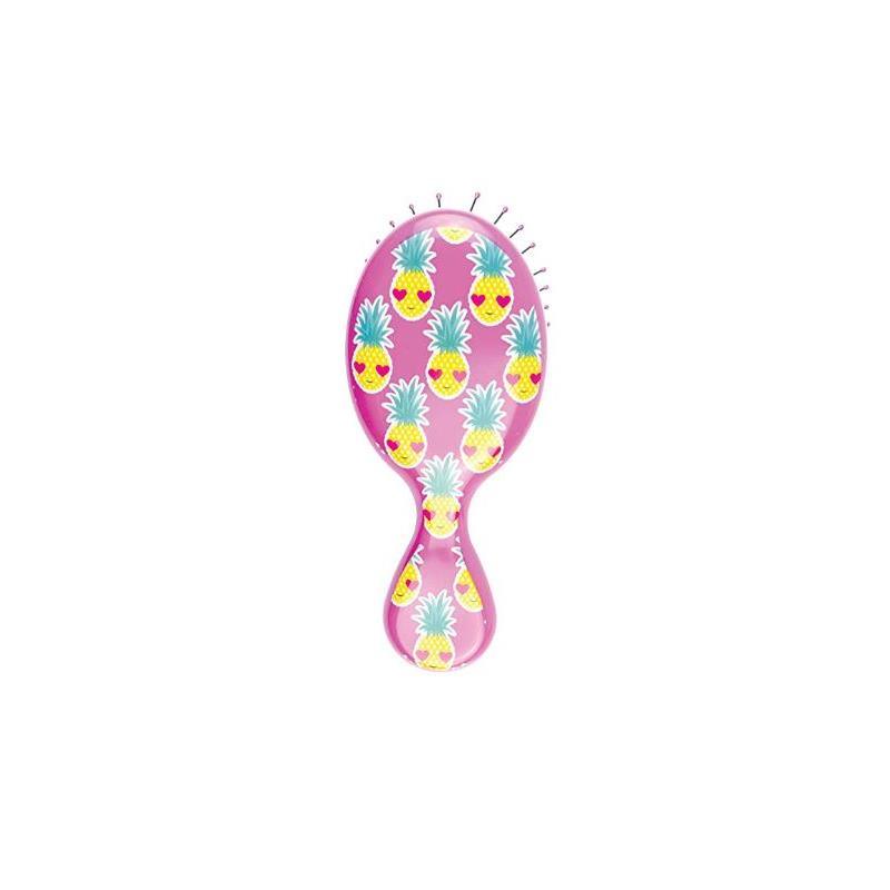 Wet Brush Mini Detangler Happy Hair - Smiley Pineapple Image 3
