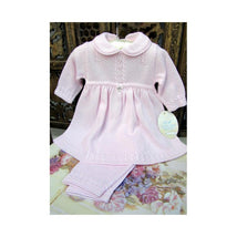 Will' Beth Baby Girl 2-Piece Knit Dress & Blanket Set, Pink Image 1